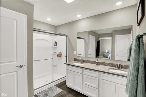 Bathroom at 2042 Downey Lane, Greenfield, IN
