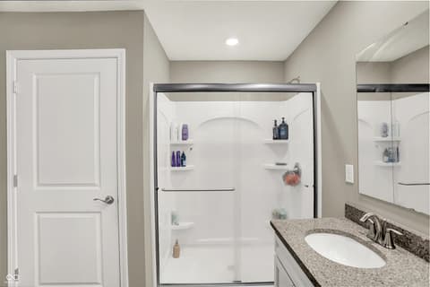 Bathroom at 2042 Downey Lane, Greenfield, IN