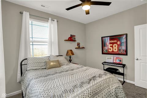 Bedroom at 2042 Downey Lane, Greenfield, IN