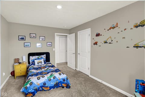 Bedroom at 2042 Downey Lane, Greenfield, IN