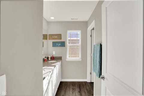 Bathroom at 2042 Downey Lane, Greenfield, IN