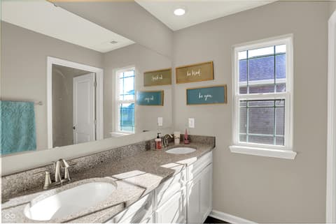 Bathroom at 2042 Downey Lane, Greenfield, IN