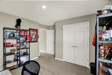 Home office at 2042 Downey Lane, Greenfield, IN