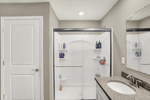 Bathroom at 2042 Downey Lane, Greenfield, IN