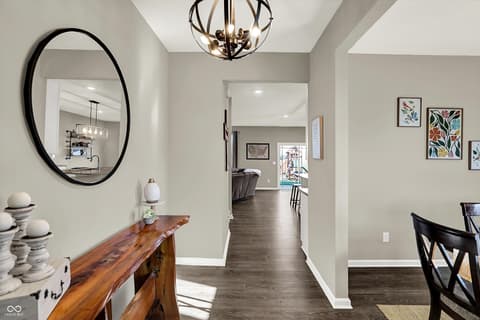 Hallway at 2042 Downey Lane, Greenfield, IN