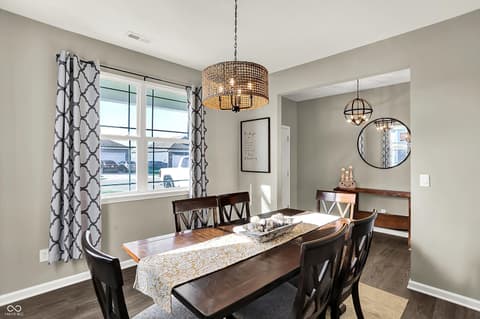 Dining room at 2042 Downey Lane, Greenfield, IN