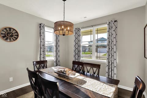 Dining room at 2042 Downey Lane, Greenfield, IN