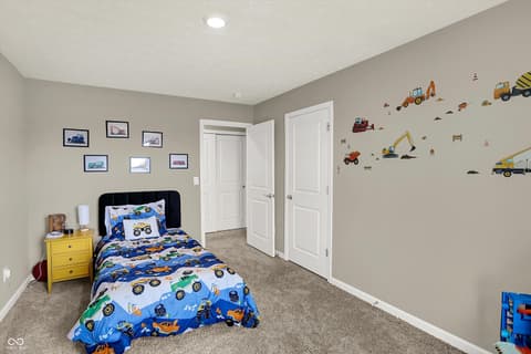Bedroom at 2042 Downey Lane, Greenfield, IN