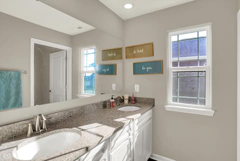 Bathroom at 2042 Downey Lane, Greenfield, IN