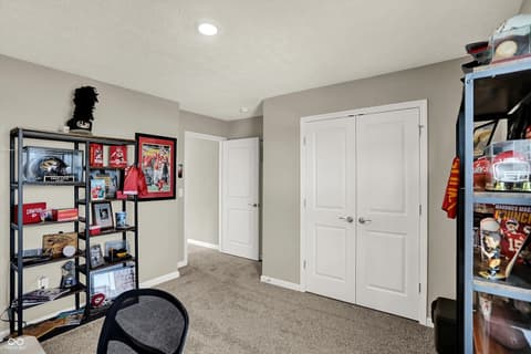 Home office at 2042 Downey Lane, Greenfield, IN