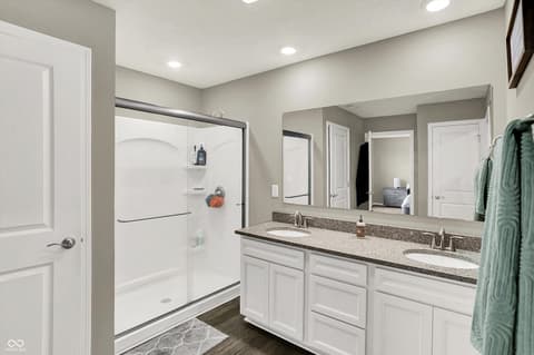 Bathroom at 2042 Downey Lane, Greenfield, IN