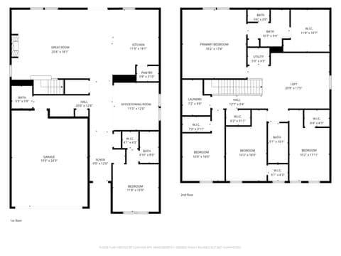 Floor Plan — 1169 Meadowbank Lane, Avon, IN