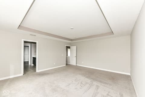 Primary bedroom at 1169 Meadowbank Lane, Avon, IN
