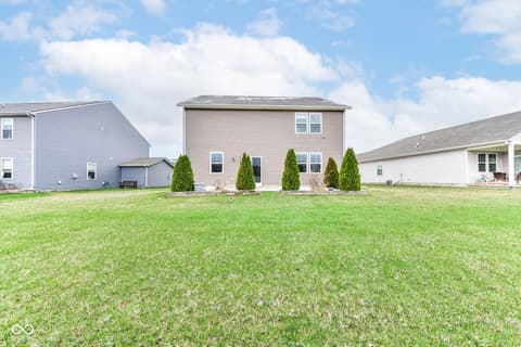 Backyard at 1169 Meadowbank Lane, Avon, IN
