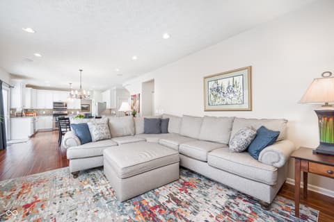 Living room at 4244 Sedge Court, Zionsville, IN
