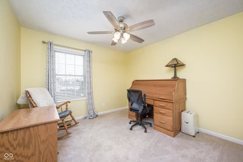 Home office at 4244 Sedge Court, Zionsville, IN