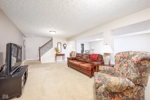 Living room at 4244 Sedge Court, Zionsville, IN