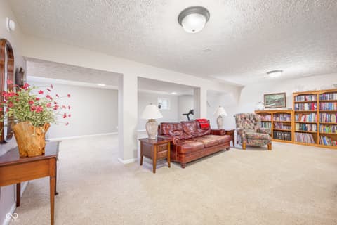 Living room at 4244 Sedge Court, Zionsville, IN