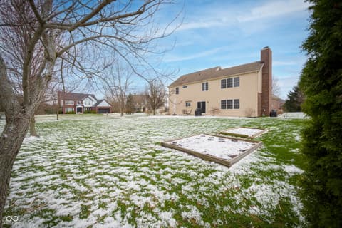 Backyard at 4244 Sedge Court, Zionsville, IN