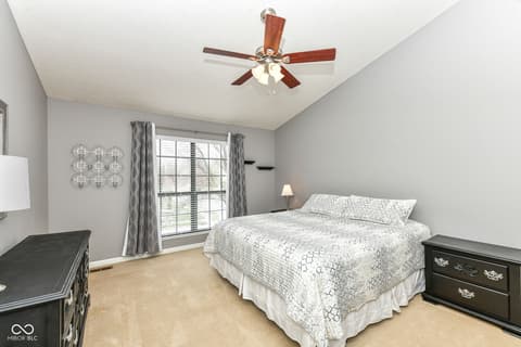 Primary bedroom at 11124 Ashley Place, Fishers, IN