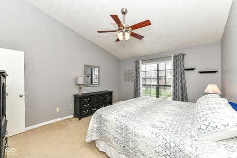 Primary bedroom at 11124 Ashley Place, Fishers, IN