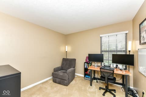 Home office at 11124 Ashley Place, Fishers, IN