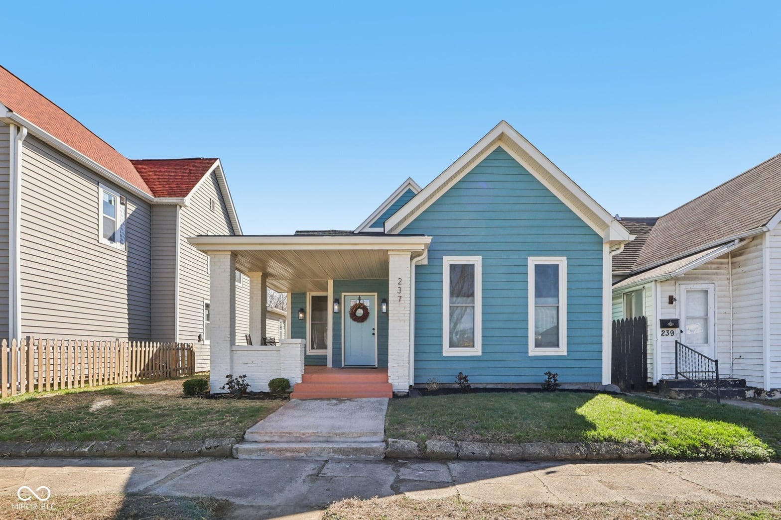 Front exterior at 237 Kansas Street, Indianapolis, IN