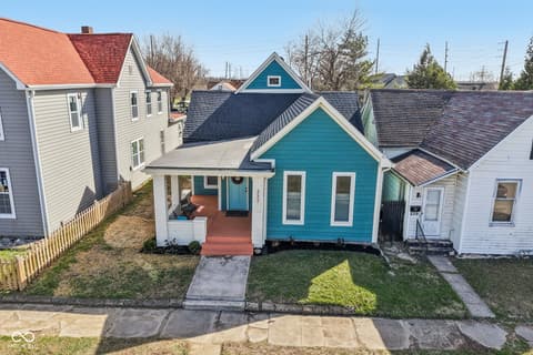 Front exterior at 237 Kansas Street, Indianapolis, IN
