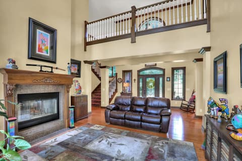 Living room at 3215 Kestrel Court, Martinsville, IN