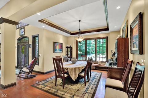 Dining room at 3215 Kestrel Court, Martinsville, IN