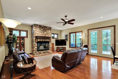 Living room at 3215 Kestrel Court, Martinsville, IN