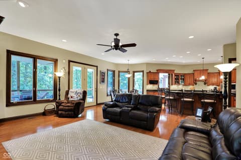 Living room at 3215 Kestrel Court, Martinsville, IN