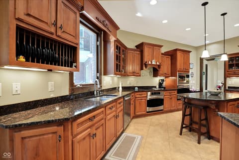 Kitchen at 3215 Kestrel Court, Martinsville, IN