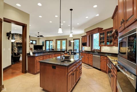 Kitchen at 3215 Kestrel Court, Martinsville, IN