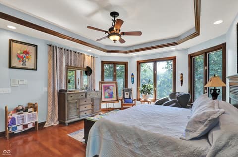 Primary bedroom at 3215 Kestrel Court, Martinsville, IN