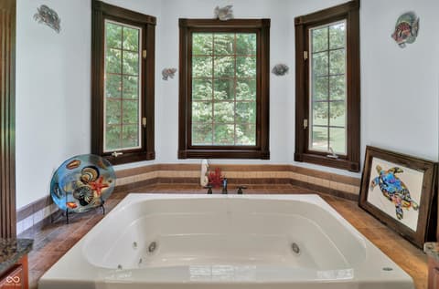 Primary bathroom at 3215 Kestrel Court, Martinsville, IN