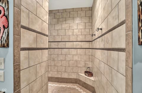 Primary bathroom at 3215 Kestrel Court, Martinsville, IN