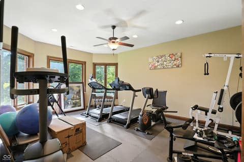 Gym — 3215 Kestrel Court, Martinsville, IN