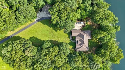 Aerial view at 3215 Kestrel Court, Martinsville, IN