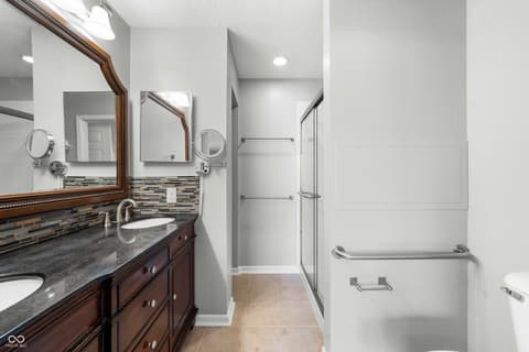 Bathroom at 7335 Chapel Villas Lane, Indianapolis, IN