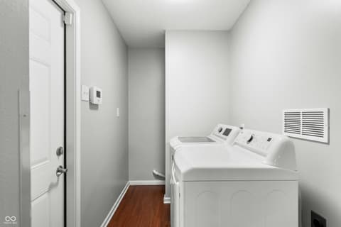 Laundry room at 7335 Chapel Villas Lane, Indianapolis, IN
