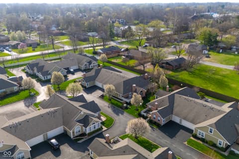 Aerial view at 7335 Chapel Villas Lane, Indianapolis, IN