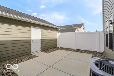 Outdoor living area at 3959 Sandpiper Way, Brownsburg, IN