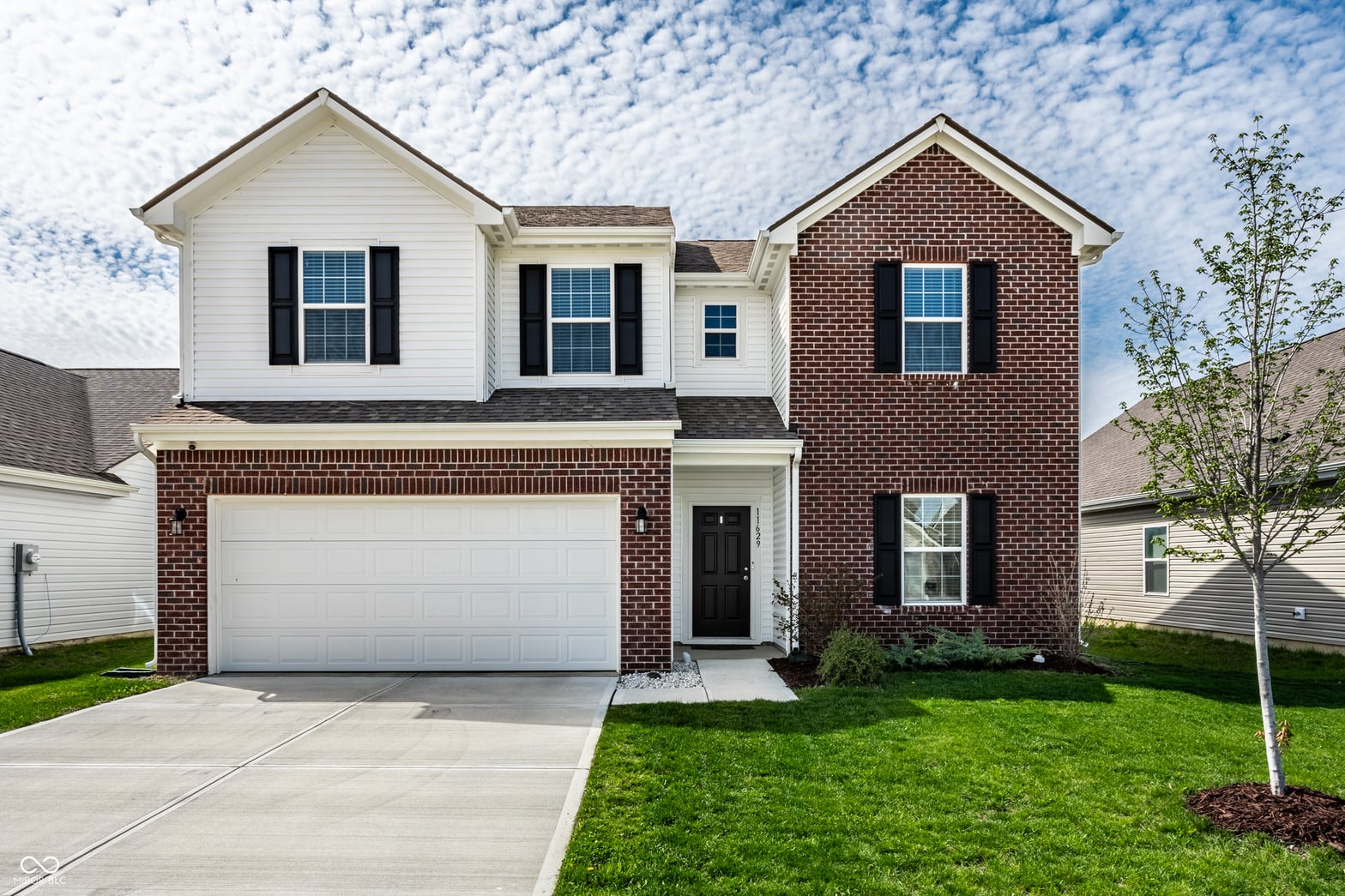 Front exterior at 11629 Brookwood Trace Lane, Indianapolis, IN