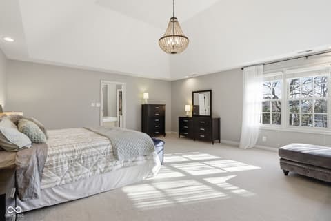 Bedroom at 5291 Woodfield Drive S, Carmel, IN