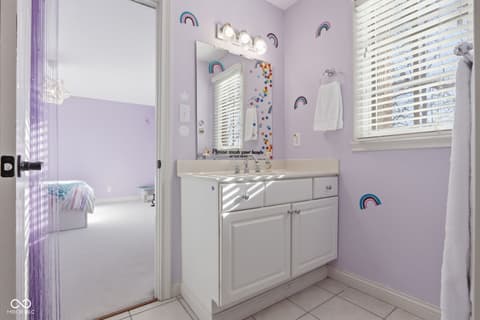 Bathroom at 5291 Woodfield Drive S, Carmel, IN