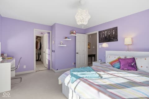Bedroom at 5291 Woodfield Drive S, Carmel, IN