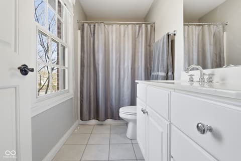 Bathroom at 5291 Woodfield Drive S, Carmel, IN