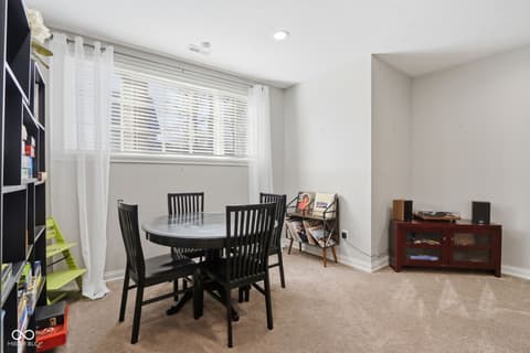 Dining room at 5291 Woodfield Drive S, Carmel, IN