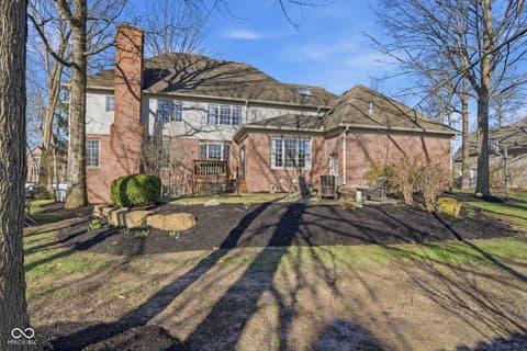 Backyard at 5291 Woodfield Drive S, Carmel, IN